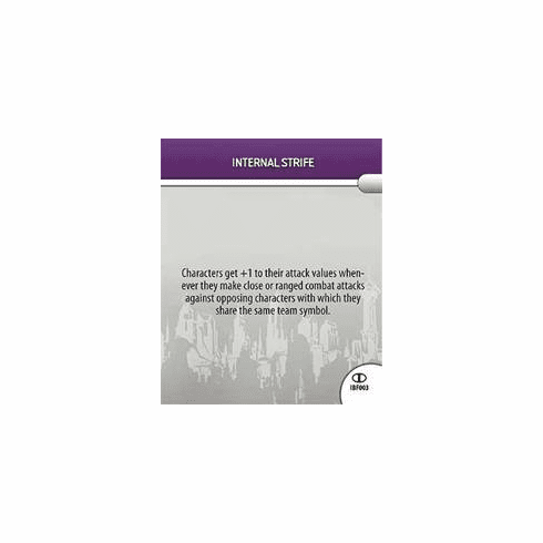 DC Hero Clix Icons Internal Strife Battlefield Condition Card