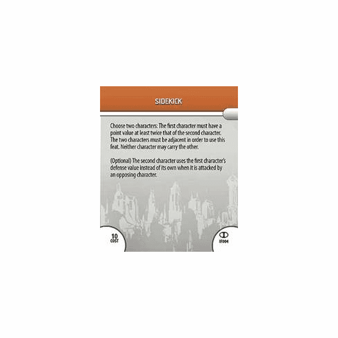 DC Hero Clix Icons Sidekick Feat Card