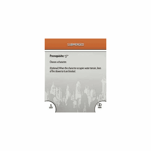 DC Hero Clix Icons Submerged Feat Card