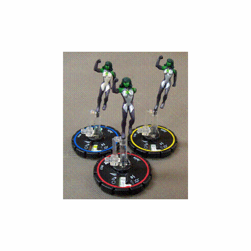 DC Hero Clix Legacy Jade REV Set #055 #056 #057