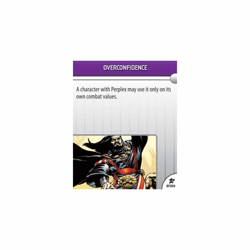 DC Hero Clix Legacy Overconfidence Battlefield Condition Card