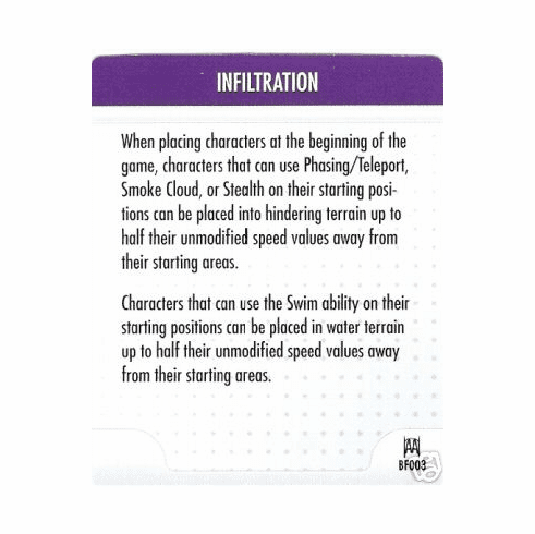 DC Heroclix Arkham Asylum Infiltration Battlefield Condition Card