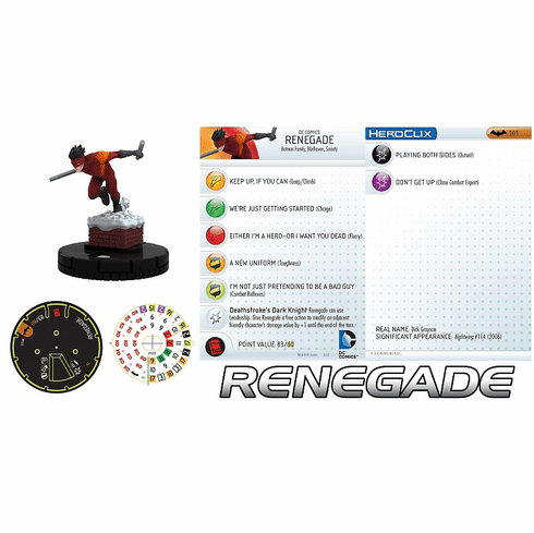 DC Heroclix Batman Renegade Limited Edition #101