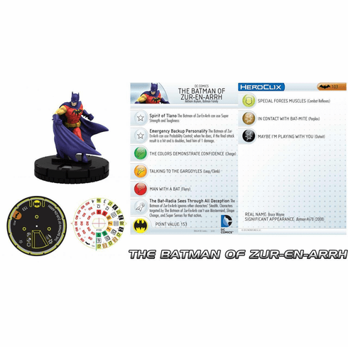 DC Heroclix Batman The Batman of Zur-En-Arrh Limited Edition #103