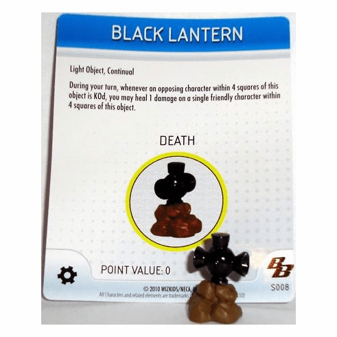 DC Heroclix Brave and the Bold Black Lantern Special Object