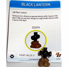 DC Heroclix Brave and the Bold Black Lantern Special Object