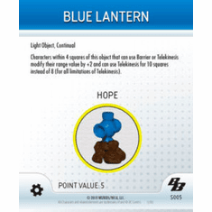 DC Heroclix Brave and the Bold Blue Lantern Special Object