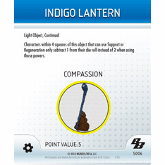 DC Heroclix Brave and the Bold Indigo Lantern Special Object