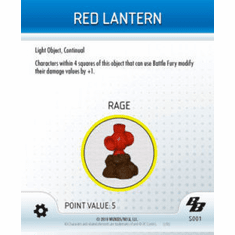DC Heroclix Brave and the Bold Red Lantern Special Object