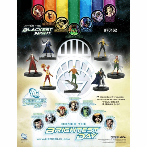 DC Heroclix Brightest Day 7 Figure Action Pack