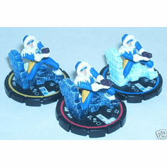 DC Heroclix Collateral Damage Captain Cold REV Set #037 #038 #039