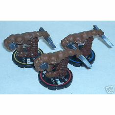 DC Heroclix Collateral Damage Clayface REV Set #055 #056 #057