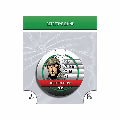 DC Heroclix Collateral Damage Detective Chimp Bystander Token