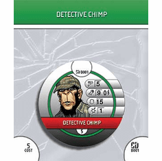 DC Heroclix Collateral Damage Detective Chimp Bystander Token