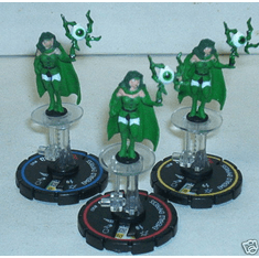 DC Heroclix Collateral Damage Emerald Empress REV Set #061 #062 #063