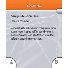 DC Heroclix Collateral Damage Flashbang Feat Card