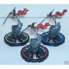 DC Heroclix Collateral Damage Manhunter REV Set #052 #053 #054