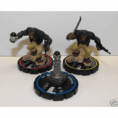DC Heroclix Collateral Damage Monsieur Mallah & The Brain REV Set