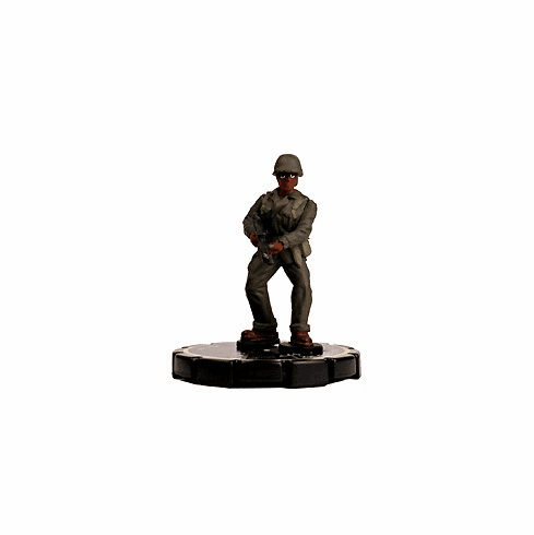 DC Heroclix Cosmic Justice Easy Company Soldier Rookie Figure #001