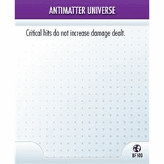 DC Heroclix Crisis Antimatter Universe Battlefield Condition Card