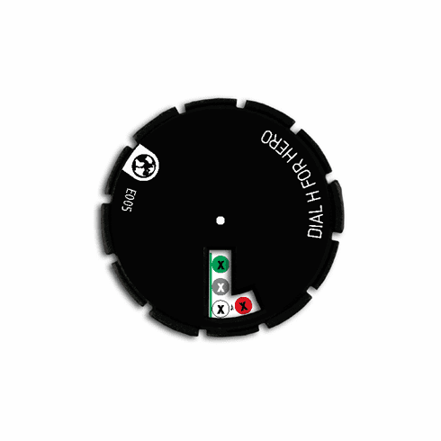 DC Heroclix Crisis Dial H For Hero Event Dial