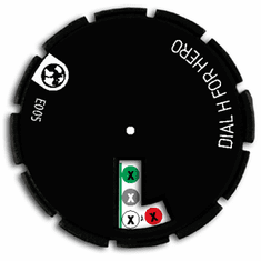 DC Heroclix Crisis Dial H For Hero Event Dial