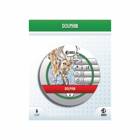 DC Heroclix Crisis Dolphin Bystander Token