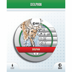 DC Heroclix Crisis Dolphin Bystander Token