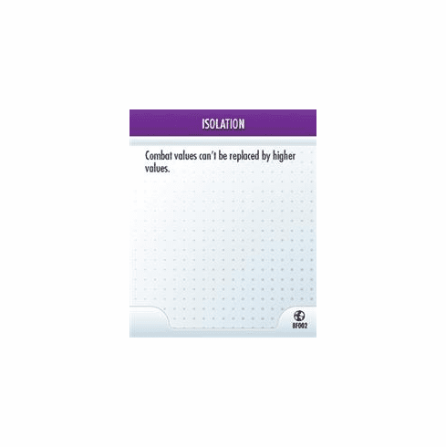 DC Heroclix Crisis Isolation Battlefield Condition Card