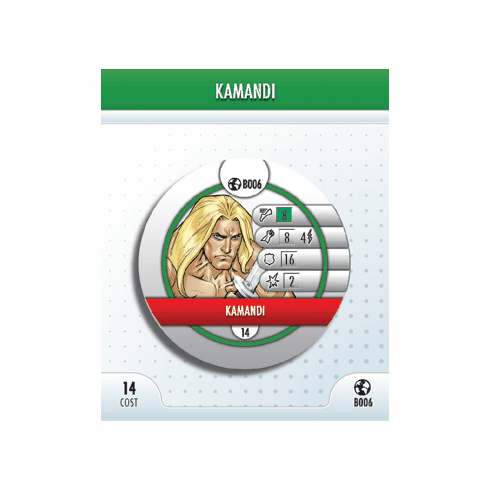 DC Heroclix Crisis Kamandi Bystander Token