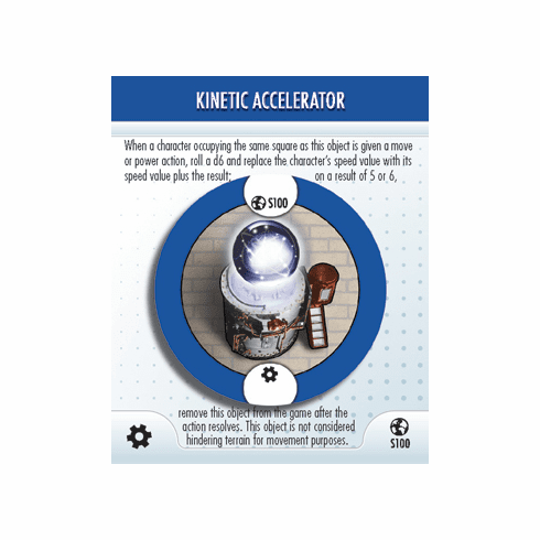 DC Heroclix Crisis Kinetic Accelerator Special Object