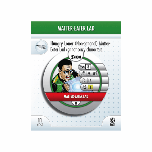 DC Heroclix Crisis Matter-Eater Lad Bystander Token