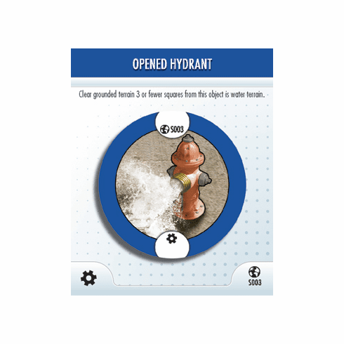 DC Heroclix Crisis Opened Hydrant Special Object