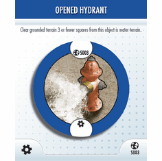 DC Heroclix Crisis Opened Hydrant Special Object