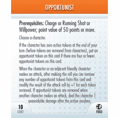 DC Heroclix Crisis Opportunist Feat Card