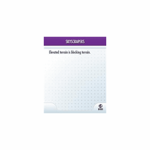 DC Heroclix Crisis Skyscrapers Battlefield Condition Card