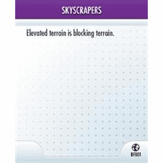 DC Heroclix Crisis Skyscrapers Battlefield Condition Card