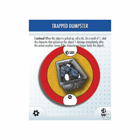 DC Heroclix Crisis Trapped Dumpster Special Object