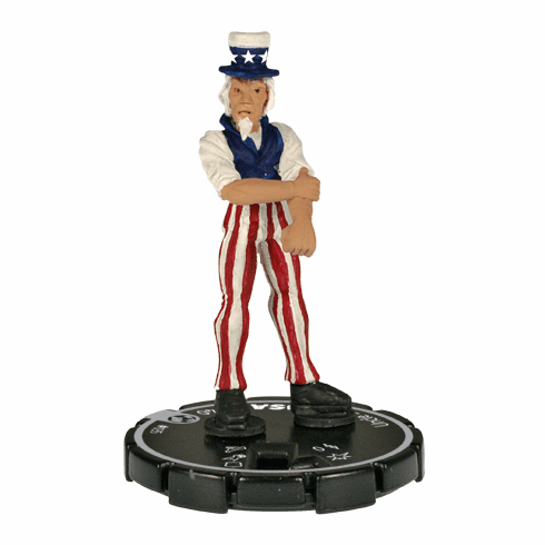 DC Heroclix Crisis Uncle Sam Rare Figure