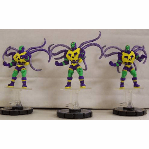 DC Heroclix Hypertime Brainiac 13 REV Set #118 #119 #120