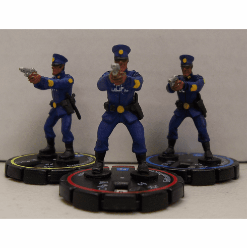 DC Heroclix Hypertime Gotham Policeman REV Set #001 #002 #003