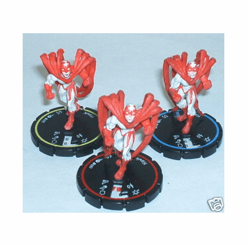 DC Heroclix Hypertime Hawk REV Set #085 #086 #087