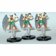 DC Heroclix Hypertime Hawkman REV Set #031 #032 #033