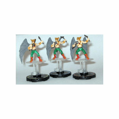 DC Heroclix Hypertime Hawkman REV Set #031 #032 #033
