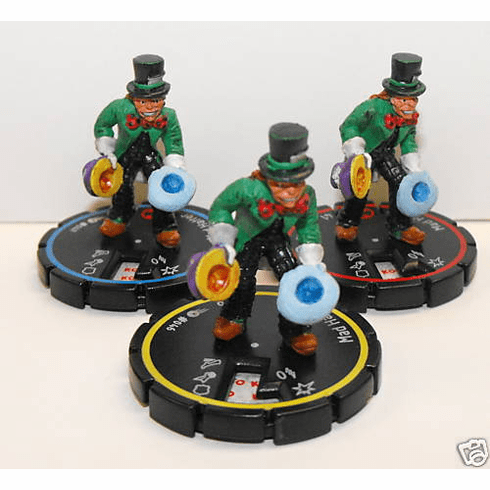 DC Heroclix Hypertime Mad Hatter REV Set #046 #047 #048