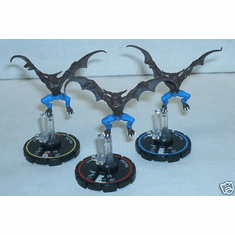 DC Heroclix Hypertime Man-Bat REV Set #040 #041 #042