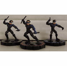 DC Heroclix Hypertime Nightwing REV Set #061 #062 #063