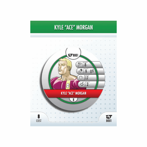 DC Heroclix Justice League Kyle "Ace" Morgan Bystander Token