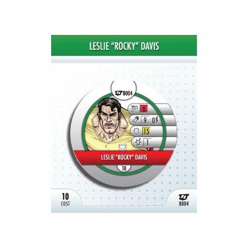 DC Heroclix Justice League Leslie "Rocky" Davis Bystander Token