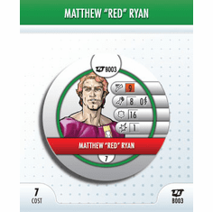 DC Heroclix Justice League Matthew "Red" Ryan Bystander Token